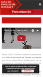 Mobile Screenshot of guiaempleoeninternet.com